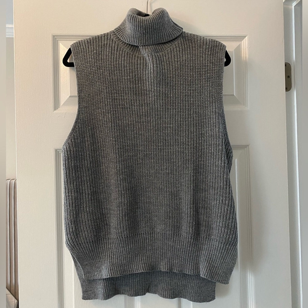 VICI Grey Turtleneck Sweater Vest